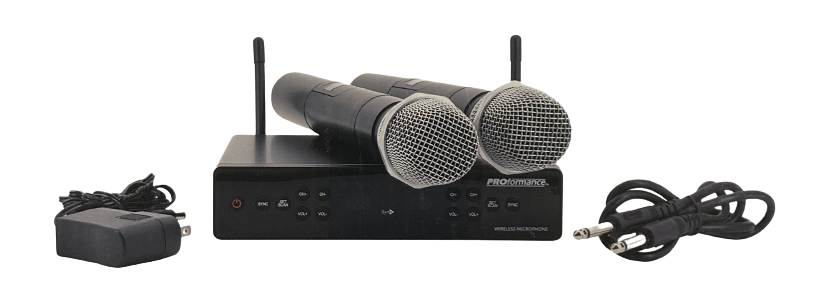 PROformance PDW-700HH Dual Handheld Digital Wireless System with Case