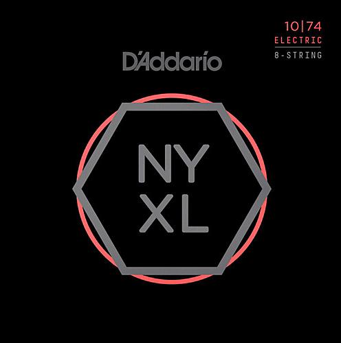 D'Addario NYXL 8-String Electric Guitar Strings -  (.010-.074)