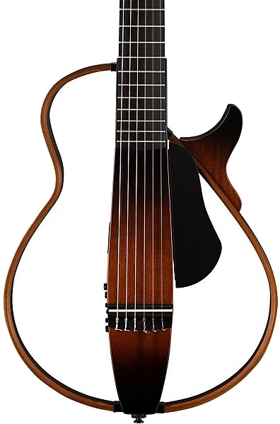 Yamaha SLG200N Nylon String Silent Guitar - Tobacco Sunburst