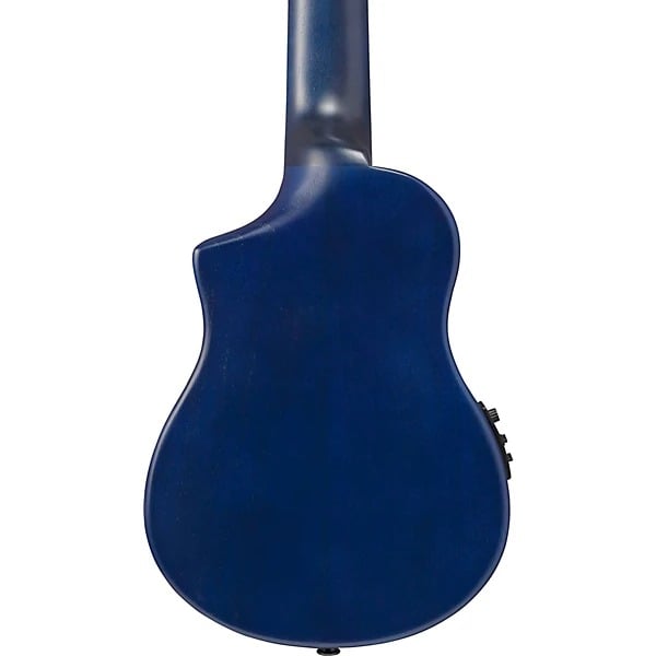 Ibanez AUP10N Nylon-String Piccolo Acoustic Electric Guitar - Transparent Blue Burst