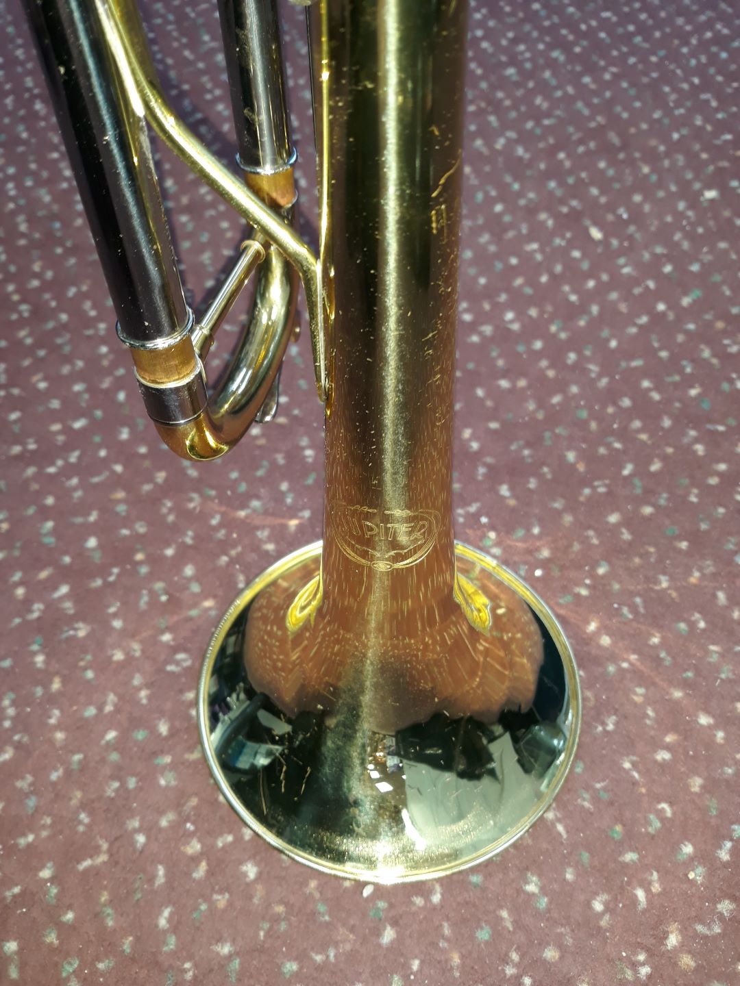 Used Jupiter JTR-600 Bb Brass Trumpet - With Hardshell Case and Mouthpiece 6