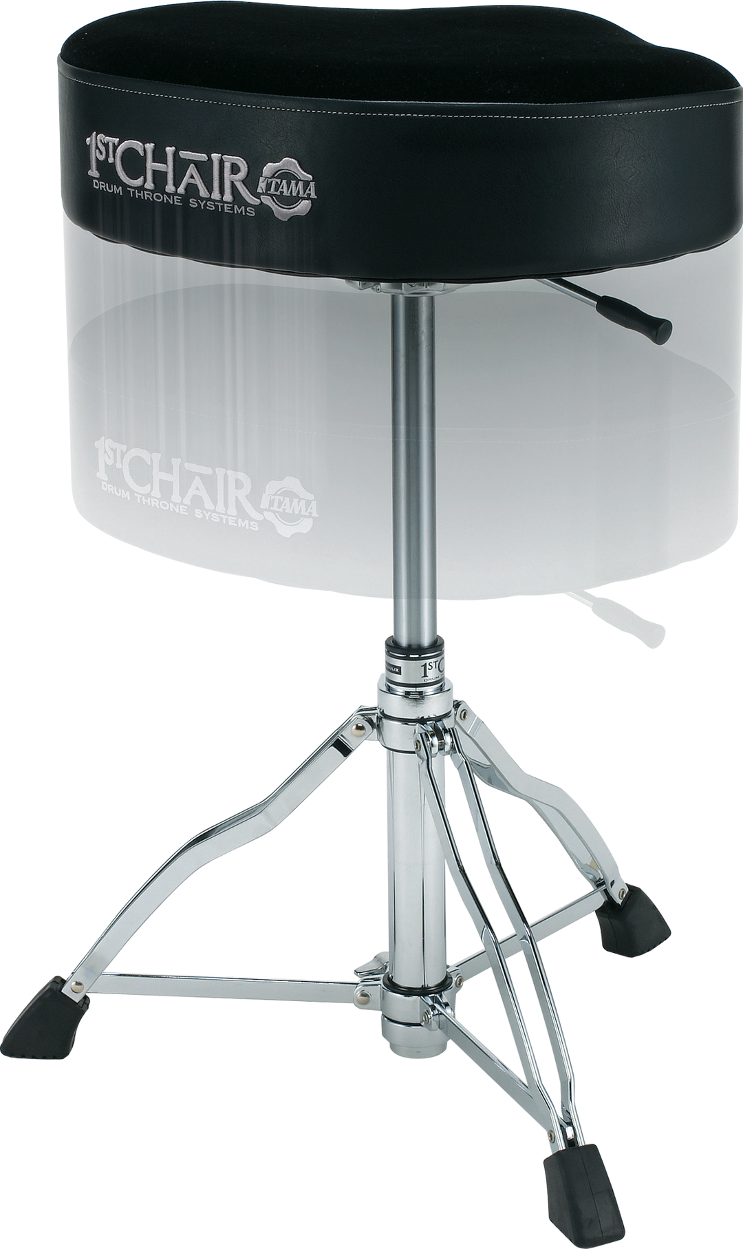 Tama HT750BC 1st Chair Ergo-Rider Drum Throne with HYDRAULIX and Cloth-Top Seat 2