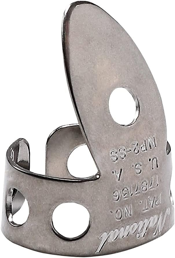 National NP2SS-04 Finger Picks - Stainless Steel (4 Pack)