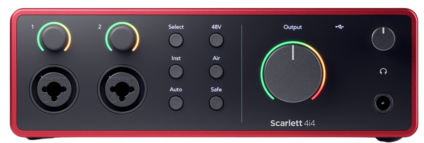 Focusrite Scarlett 4i4 4th Gen USB Audio Interface 4