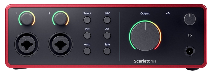 Focusrite Scarlett 4i4 4th Gen USB Audio Interface 4