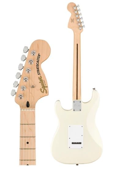 Squier Affinity Stratocaster Maple Neck Olympic White No Case 2