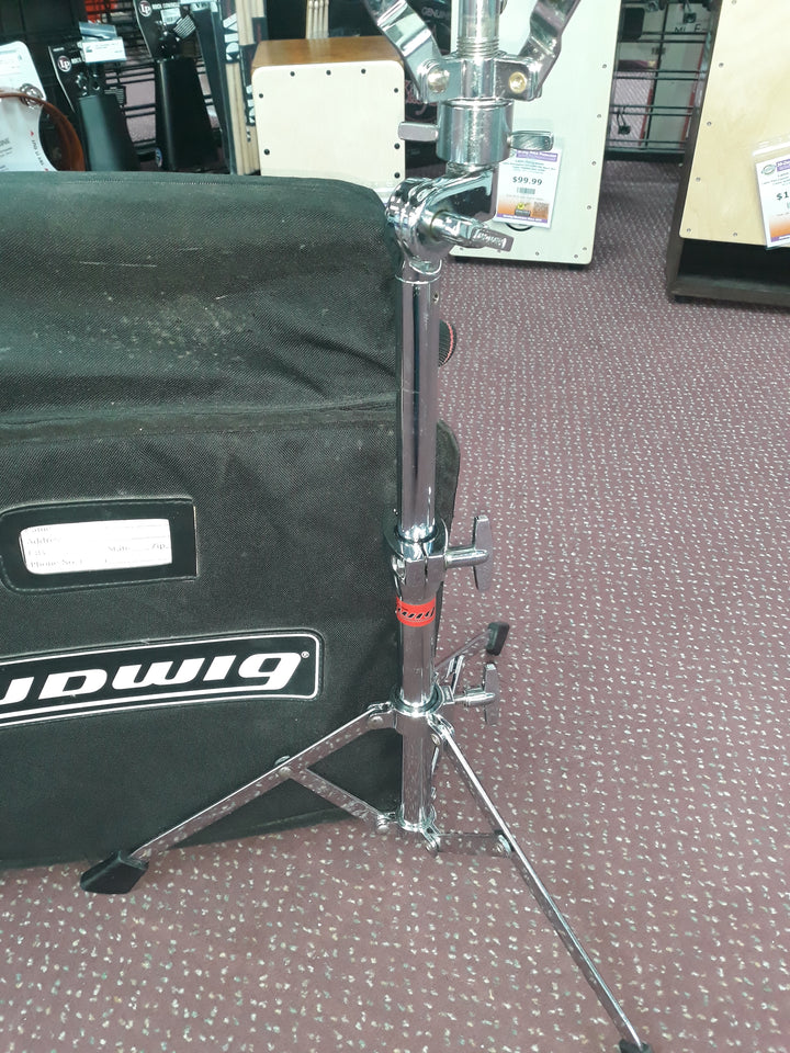 Used Ludwig LM404 Galaxy Snare Drum Kit - With Stand, Case, & Sticks