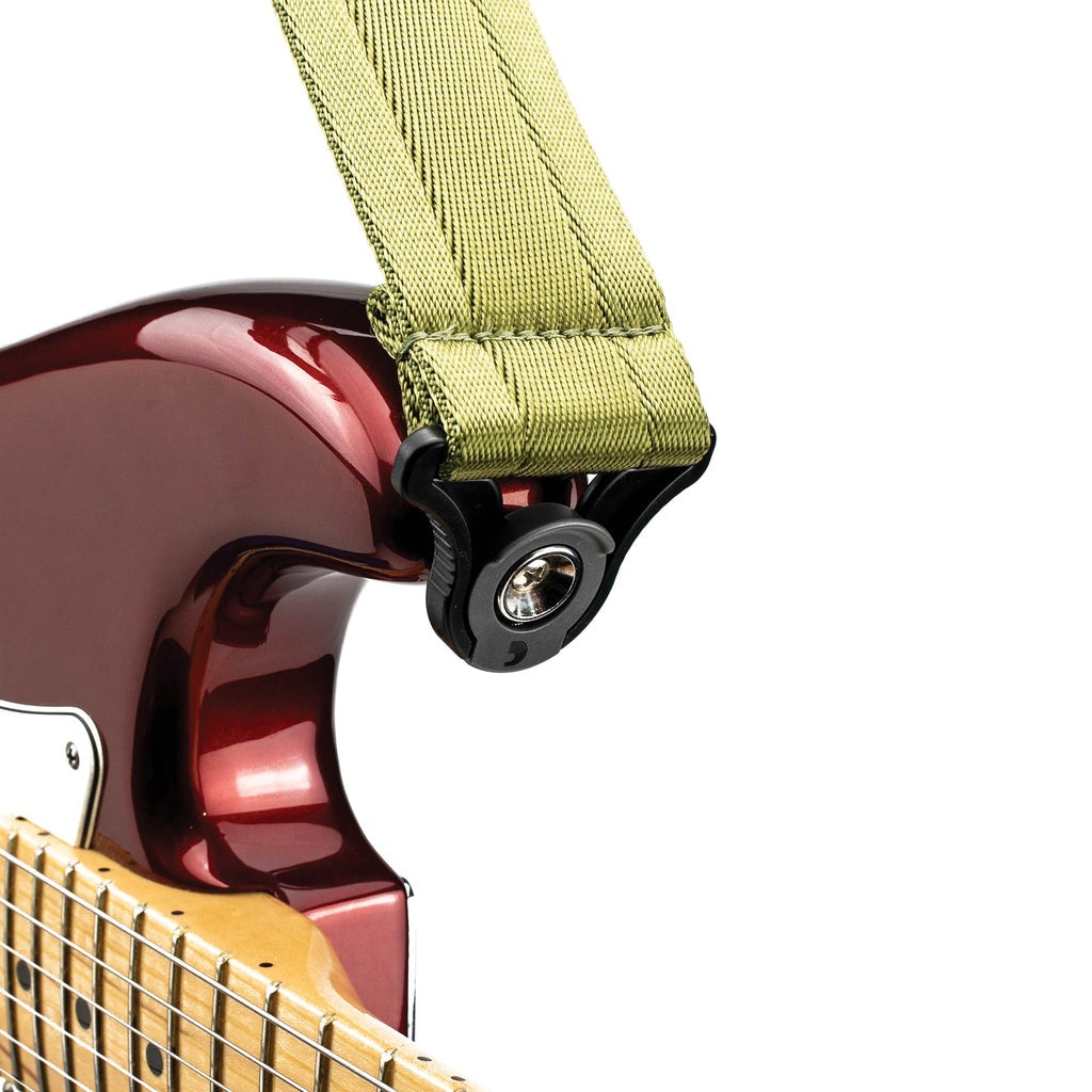 D'addario 50BAL08 Auto Lock Guitar Strap - Mellow Moss