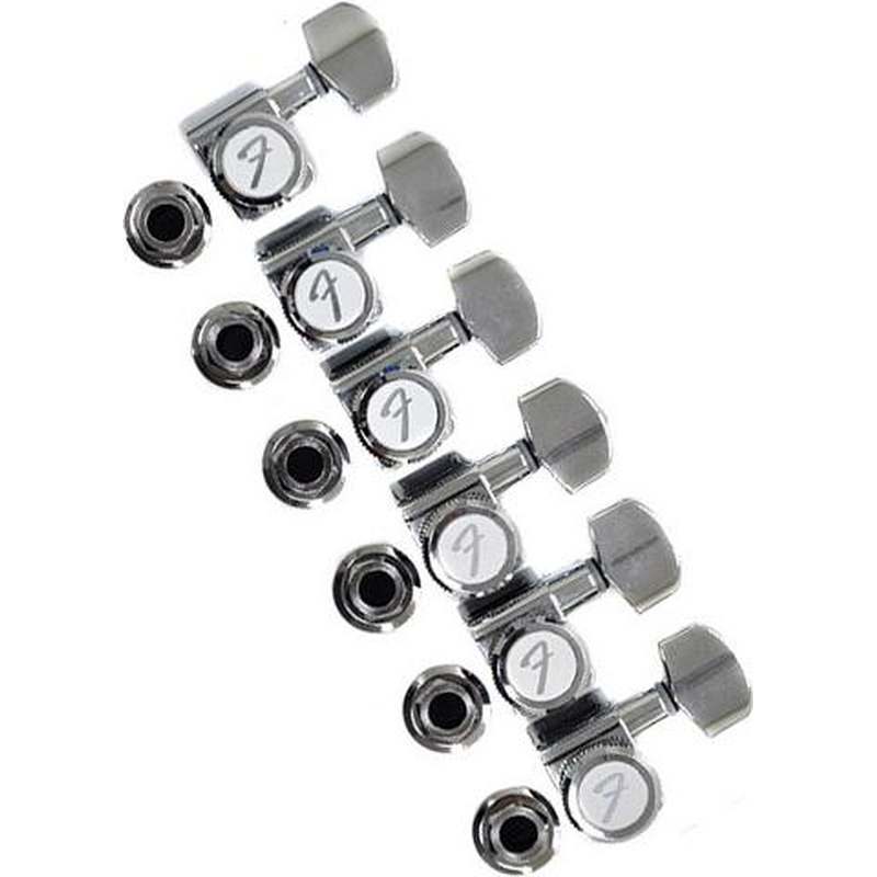 Fender Locking Tuning Machines Set - Polished Chrome