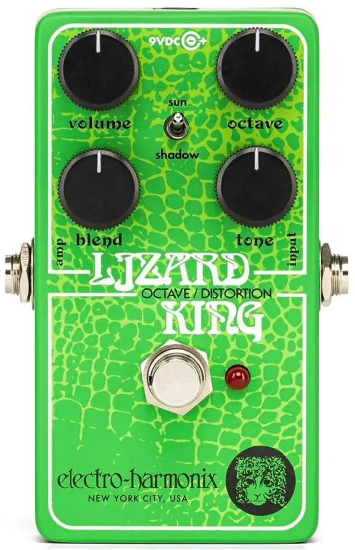 Electro Harmonix Lizard King Bass Octave Fuzz Effects Pedal
