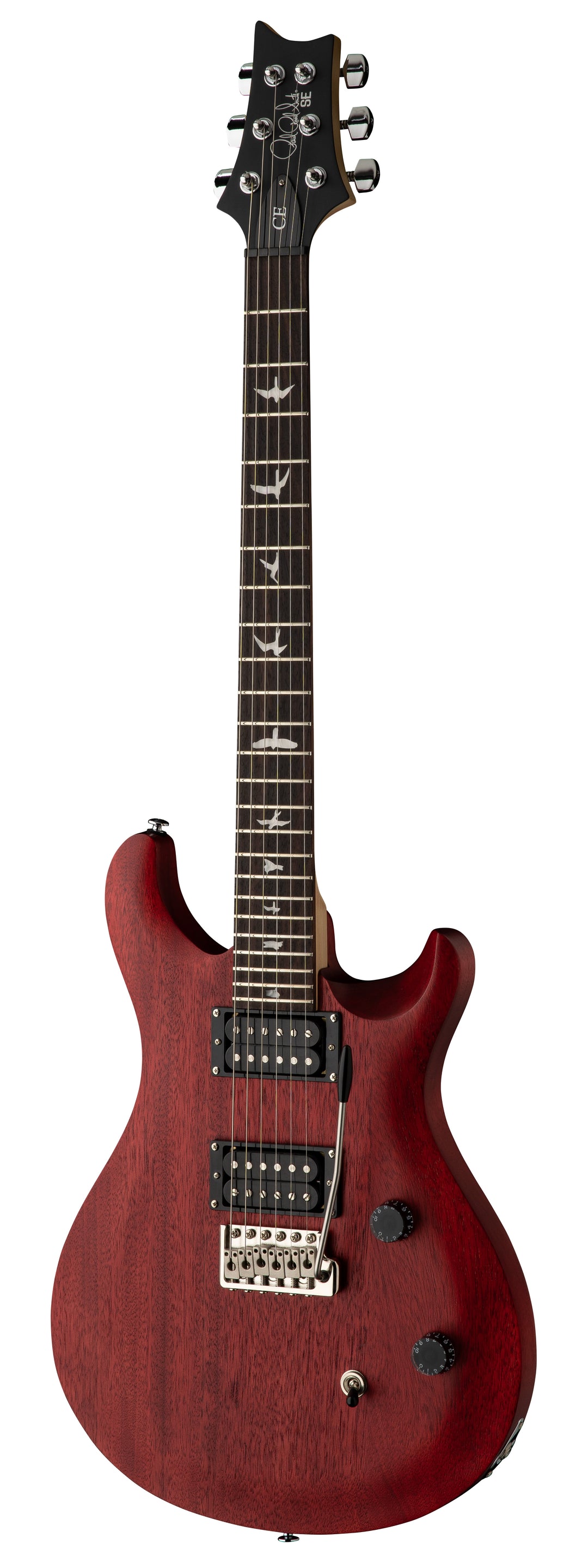 PRS SE CE24 Standard Satin Electric Guitar - Vintage Cherry