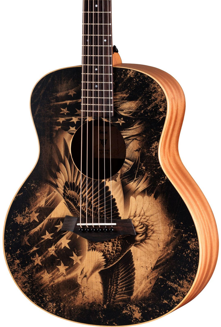Taylor 'Limited Edition' G4V GS Mini Acoustic Guitar - 4 Vets Custom Artwork