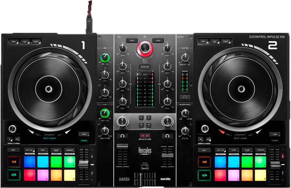 Hercules DJ DJControl Inpulse 500 2-channel DJ Controller