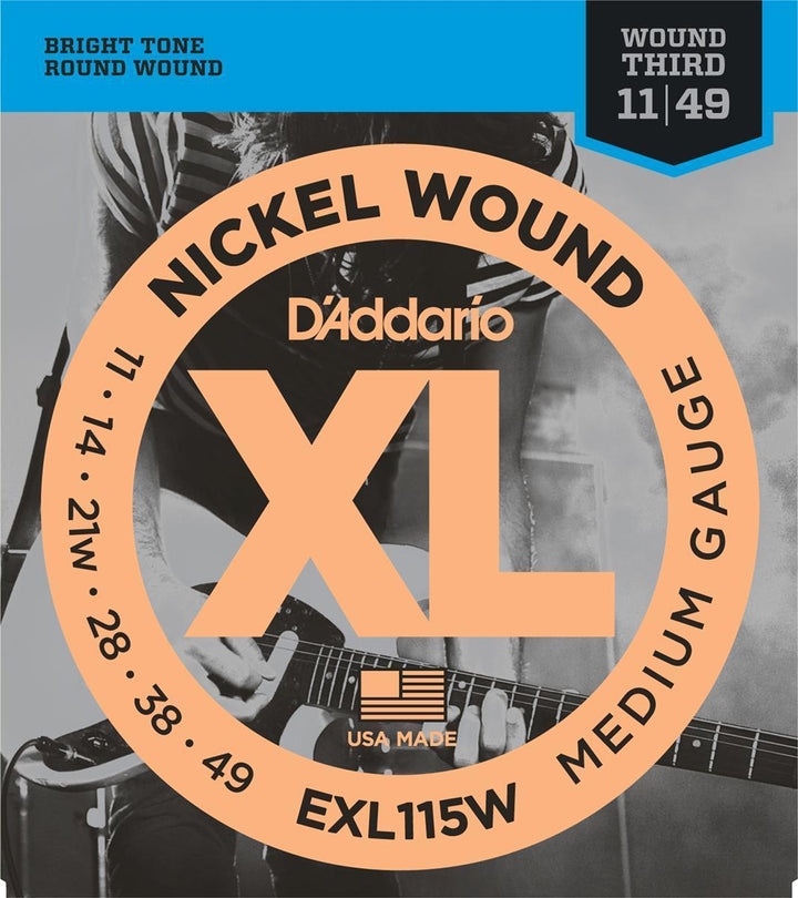 D'Addario EXL115W Electric Medium 11-49