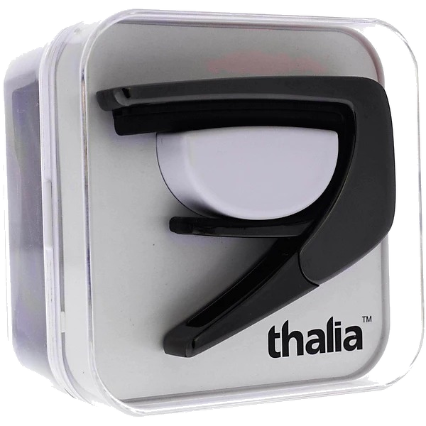 Thalia Deluxe Series Capo - Black Chrome Finish Pearl Tie-Dye 4