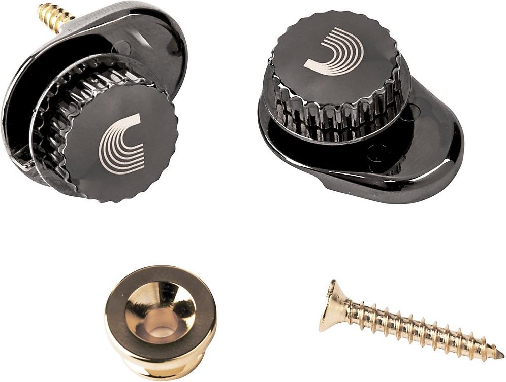 D'Addario PW-SLS-03 NS Strap Lock System Gold