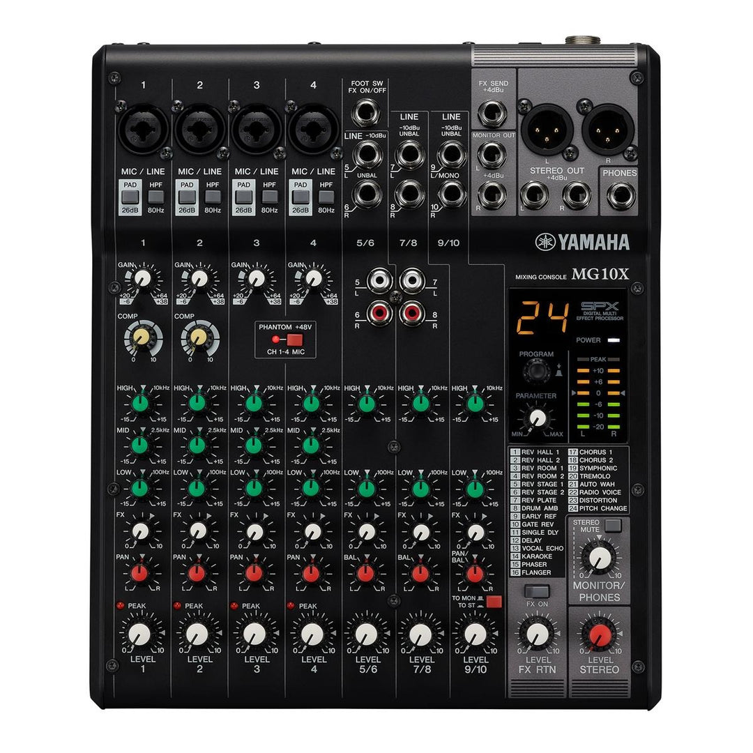 Yamaha MG10X CV Mixer (10 Inputs) - With Effects