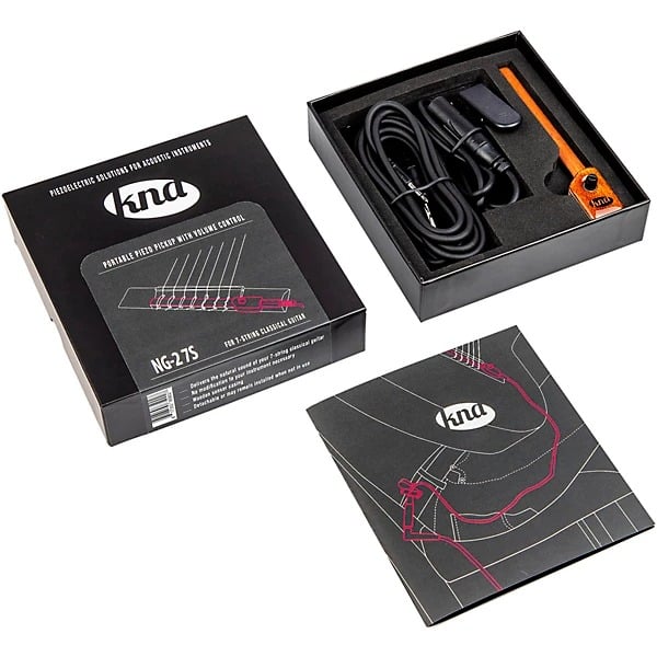 KNA NG-2 Detachable Nylon String Guitar Pickup - With Volume Control 3