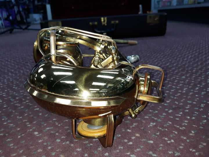 Used Buescher Aristocrat Big "B" Series II Brass Lacquer Alto Saxophone