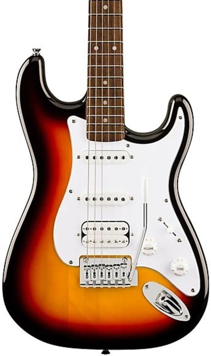 Squier Affinity Series Stratocaster Junior HSS Electric Guitar - 3 Color Sunburst