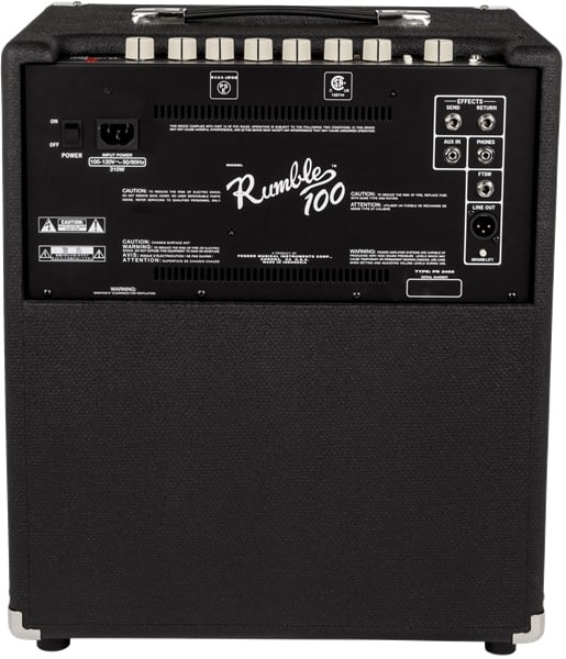 Fender Rumble 100 V3 Bass Amplifier 2