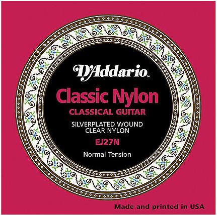 D'Addario EJ27N Normal Tension 3/4-Size Classical Strings