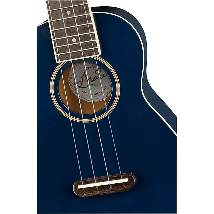 Fender Grace VanderWaal Moonlight Soprano Ukulele - Navy Blue 4