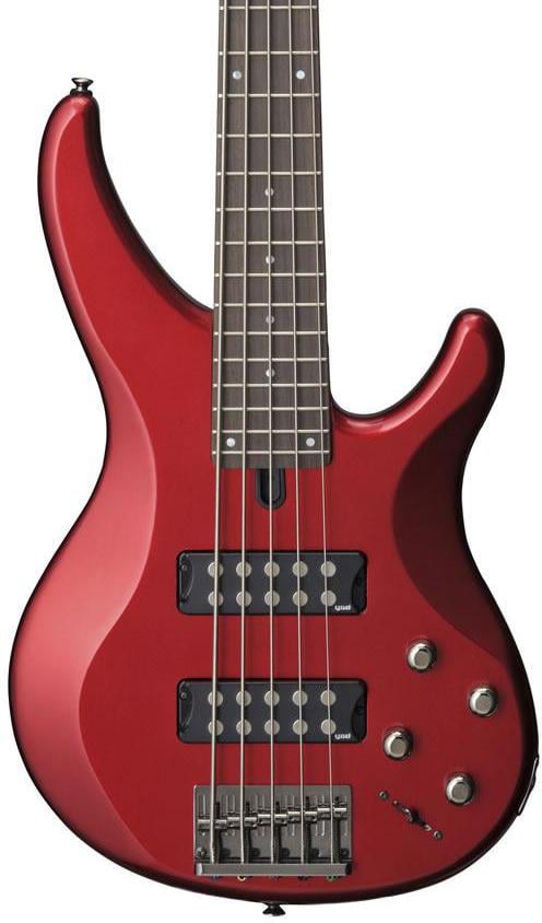 Yamaha TRBX305 5 String Bass Guitar - Red