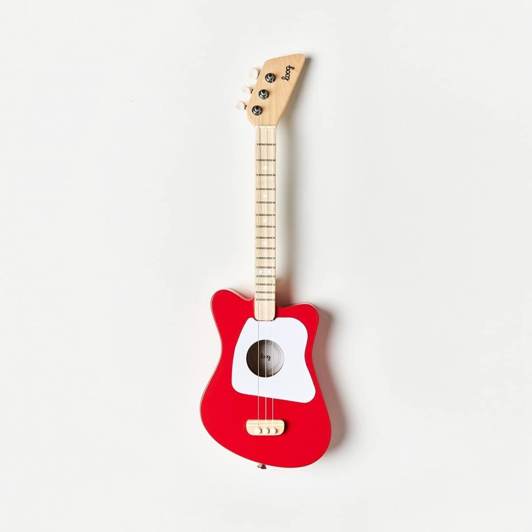 Loog LGMIR Mini Acoustic Guitar - Red 5