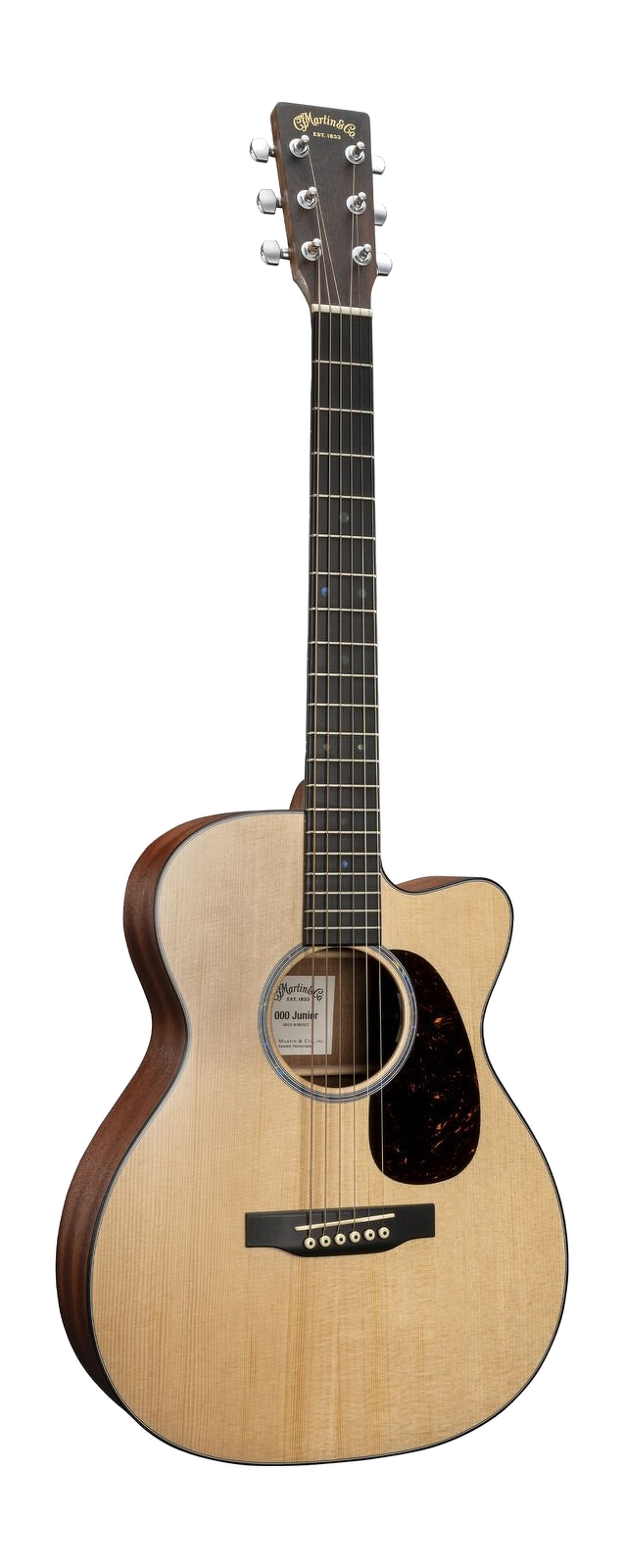 Martin 000C Jr-E Acoustic Electric Guitar - Natural 5