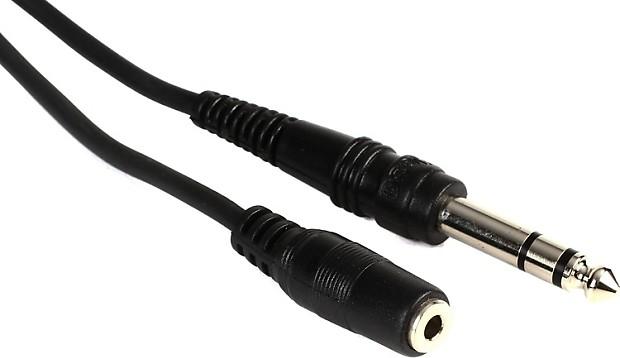 Hosa MHE310 10-ft Cable - 3.5mm(Female Stereo)-1/4"(Male Stereo)