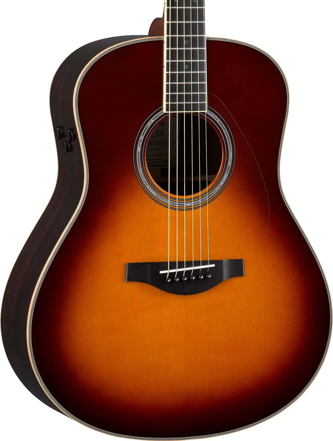 Yamaha LL-TA TransAcoustic Dreadnought Acoustic Electric Guitar - Brown Sunburst