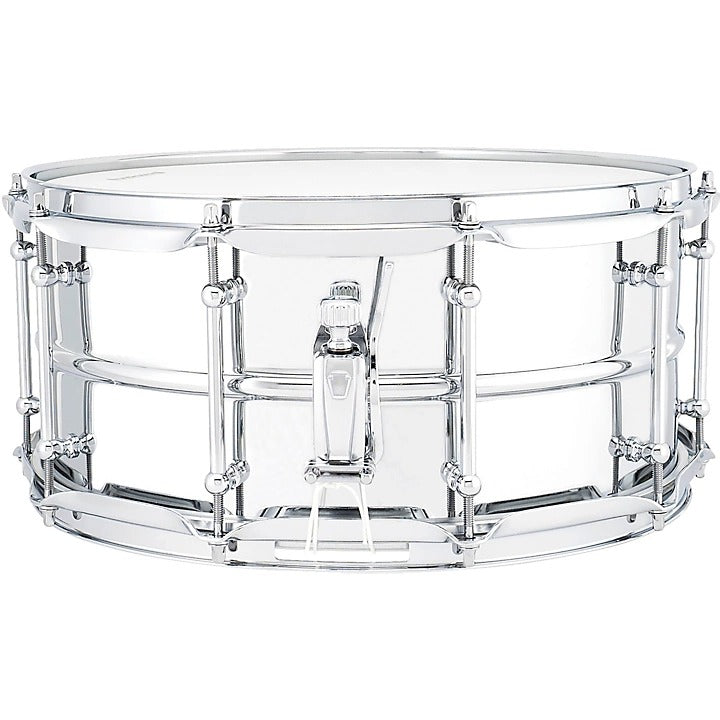 Ludwig LU6514SL Supralite Steel Snare Drum - 6.5" x 14"