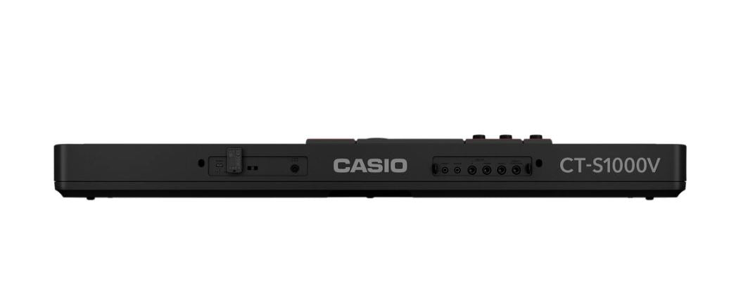 Casio CT-S1000V Portable Keyboard - With Vocal Synthesis, AC Adapter, Wireless Bluetooth Adapter & Music Rest