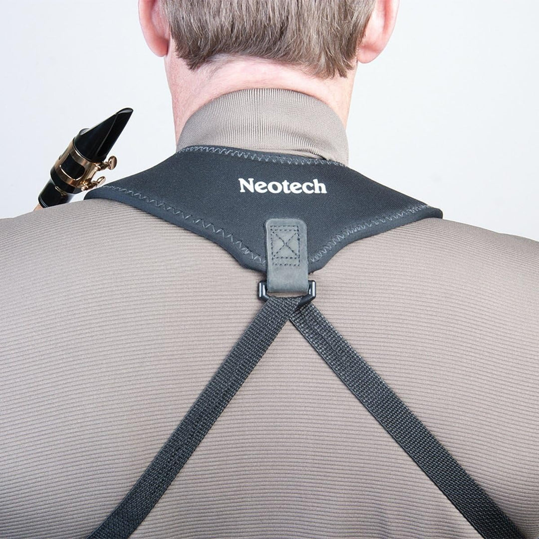 Neotech Sax Super Harness Regular Size - Black With Swivel Hook