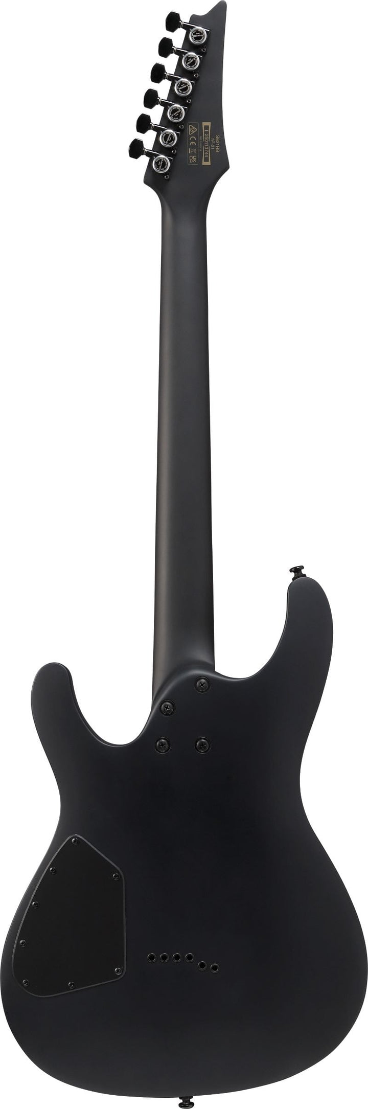 Ibanez S721RB Iron Label Electric Guitar - Black Flat 7