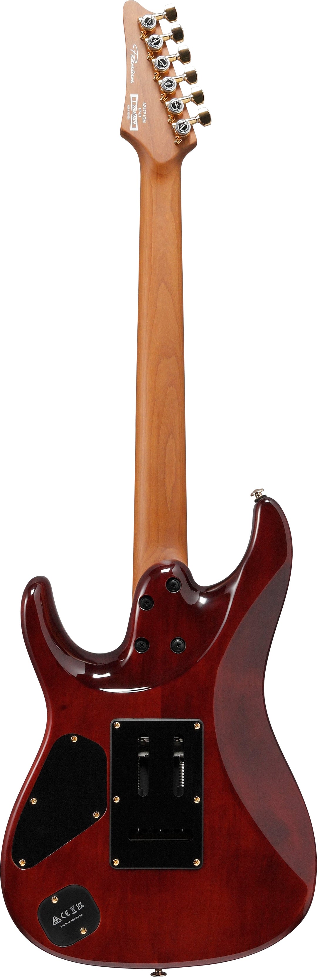Ibanez AZ47P1QMDEB Premium Electric Guitar - Dragon Eye Burst 8