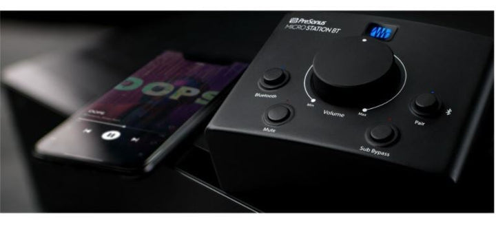 Presonus MicroStation BT 2.1 Monitor Controller with Bluetooth Connectivity 3