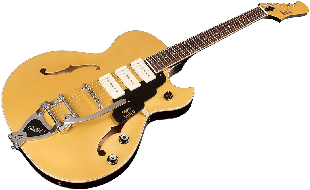 Guild Starfire I Jet 90 with Vibrato - Satin Gold
