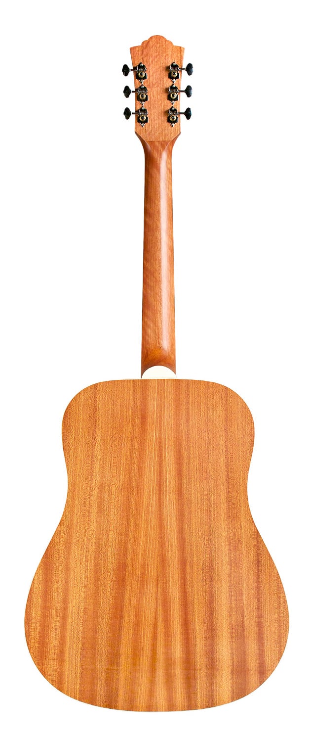 Guild D-240E Solid Top Acoustic Electric Guitar - Natural 3