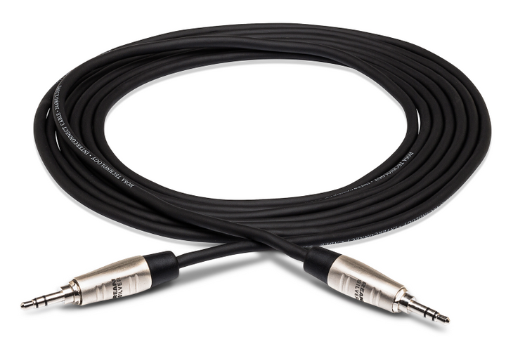 Hosa HMM-010 10' Pro Stereo REAN 3.5MM TRS to Same
