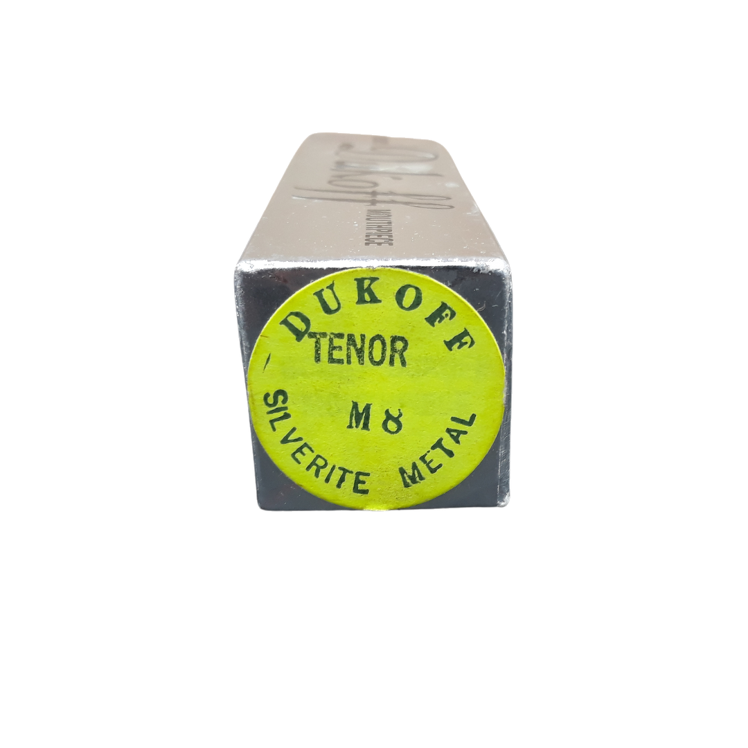 Used Bobby Dukoff Silverite Metal M8 Tenor Saxophone Mouthpiece - With Box & Ligature