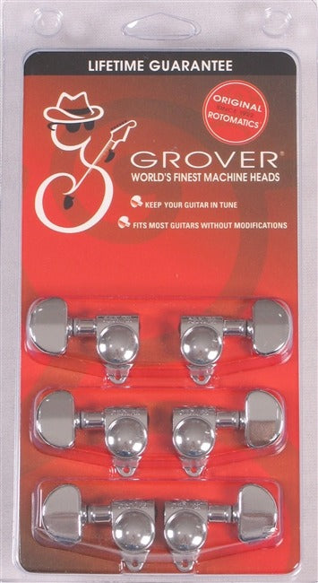 Grover 102N Original Rotomatic Tuning Machines Set - Nickel