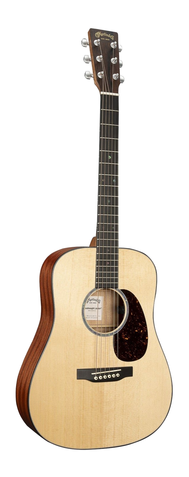 Martin D Jr-E Dreadnought Acoustic Electric Guitar - Natural 5