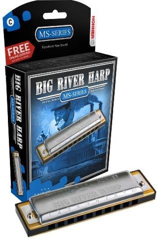 Hohner 590BXA Big River Harmonica (Key of A)