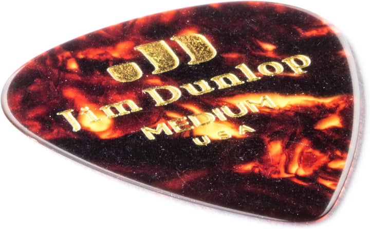 Dunlop Celluloid Tortoise Shell Pick Pack (12-Pack) - Medium