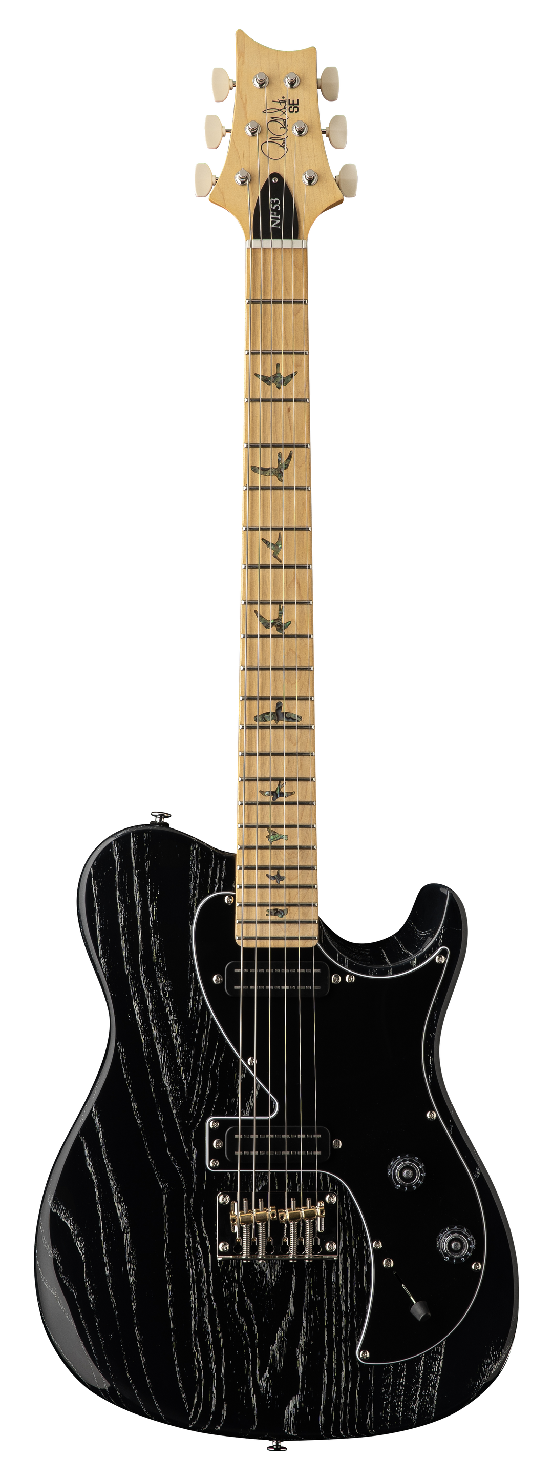 PRS SE NF 53 Electric Guitar - Black Doghair 4