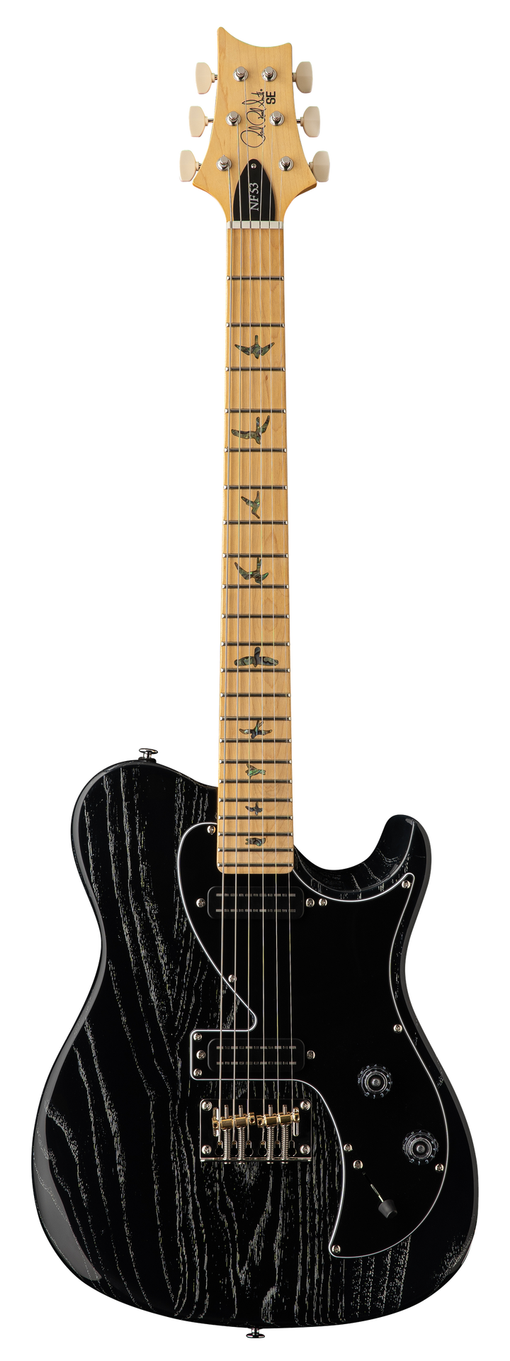 PRS SE NF 53 Electric Guitar - Black Doghair 4