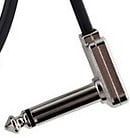 Ernie Ball 24\" Flat Ribbon Stereo Patch Cable - Black 3
