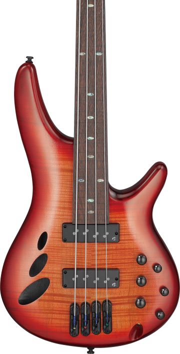 Ibanez SRD900FBTL Bass Workshop Fretless Bass Guitar - Brown Topaz Burst